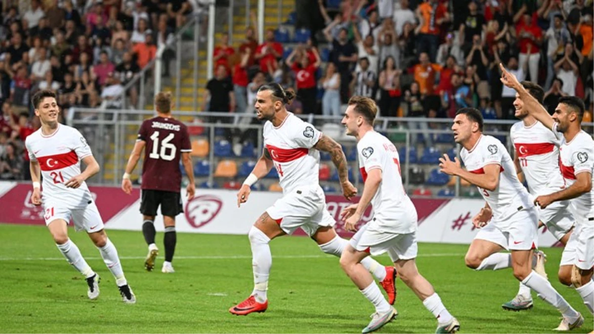 A Milli Futbol Takımımız Letonya\'yı 3-2 Mağlup Etti