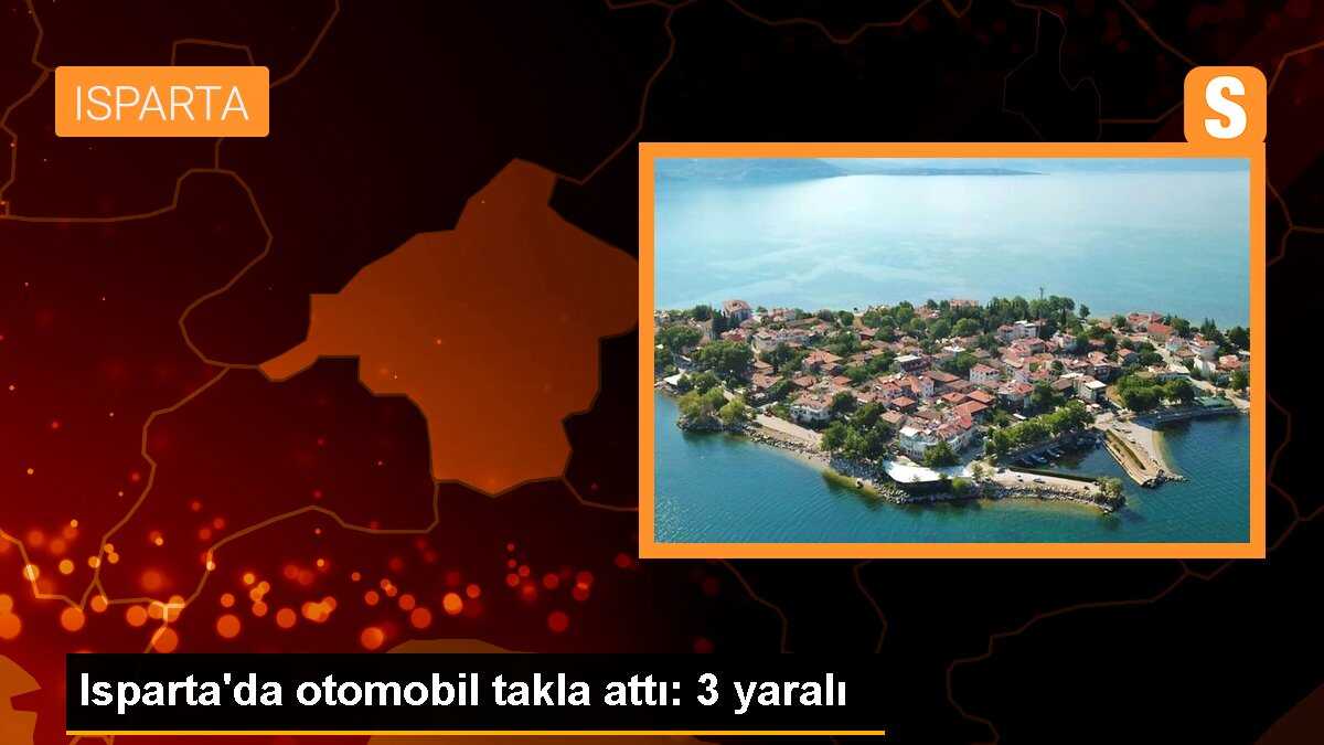 Isparta\'da Otomobil Kazası: 3 Yaralı