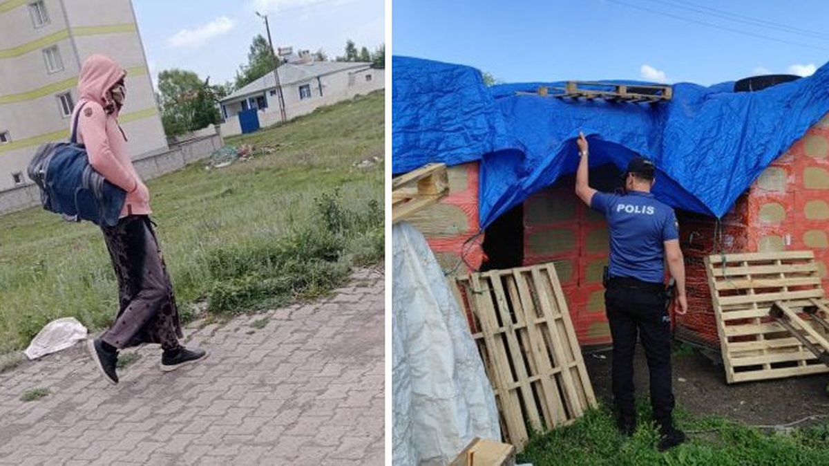 Kadın kıyafetiyle sokaklarda dolaşan şüpheli mahalleliyi ürkütüyor