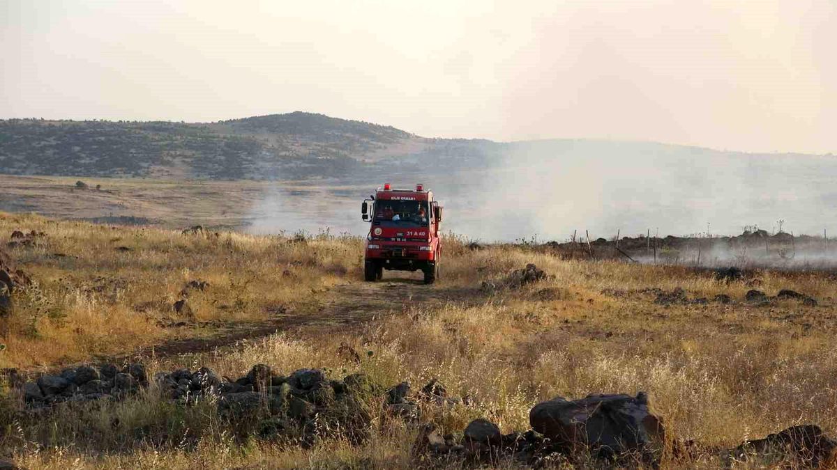 Kilis\'te Mera Yangını Kontrol Altına Alındı