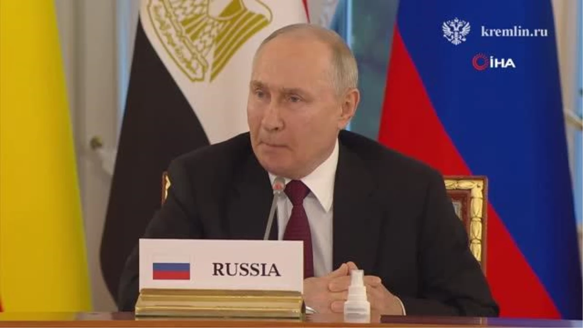 Putin, Afrikalı liderlerin Ukrayna krizine yönelik dengeli yaklaşımını memnuniyetle karşılıyor