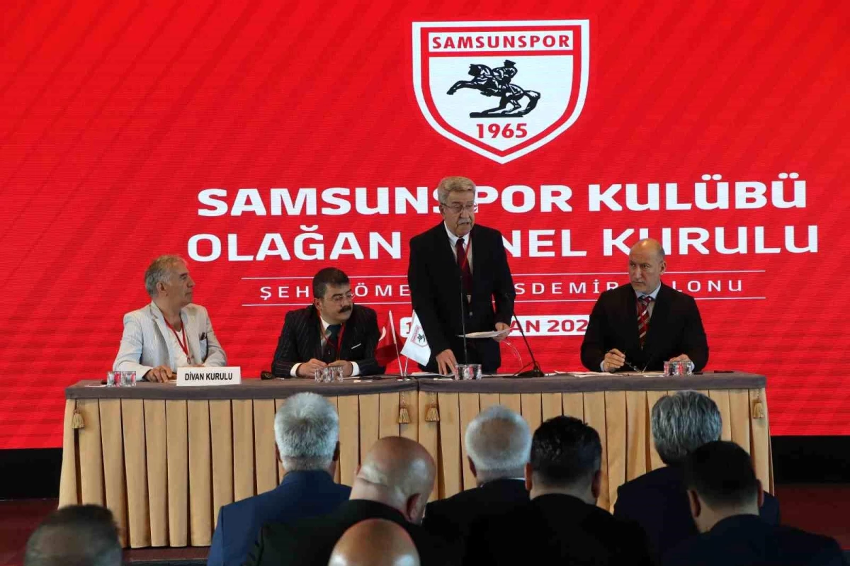 Samsunspor Kulübü Olağan Genel Kurulu\'nda Yüksel Yıldırım yeniden başkan seçildi
