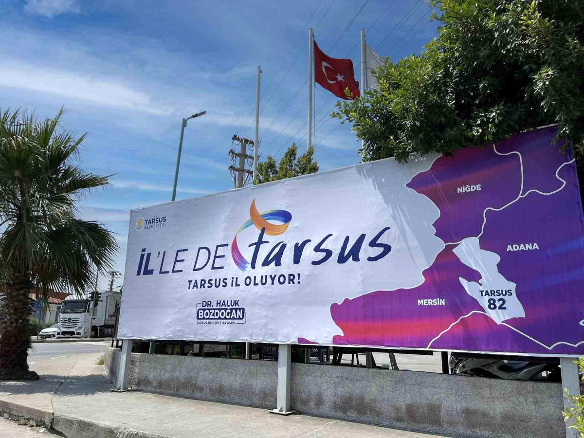 Tarsus Belediye Başkanı Haluk Bozdoğan, il olma mücadelesini sürdürüyor