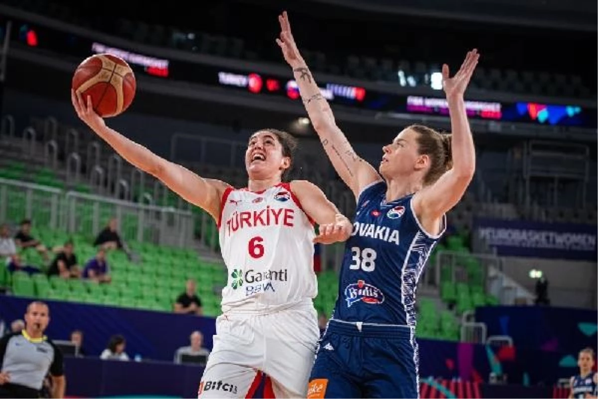 A Milli Kadın Basketbol Takımı, Slovakya\'ya mağlup olarak turnuvaya veda etti