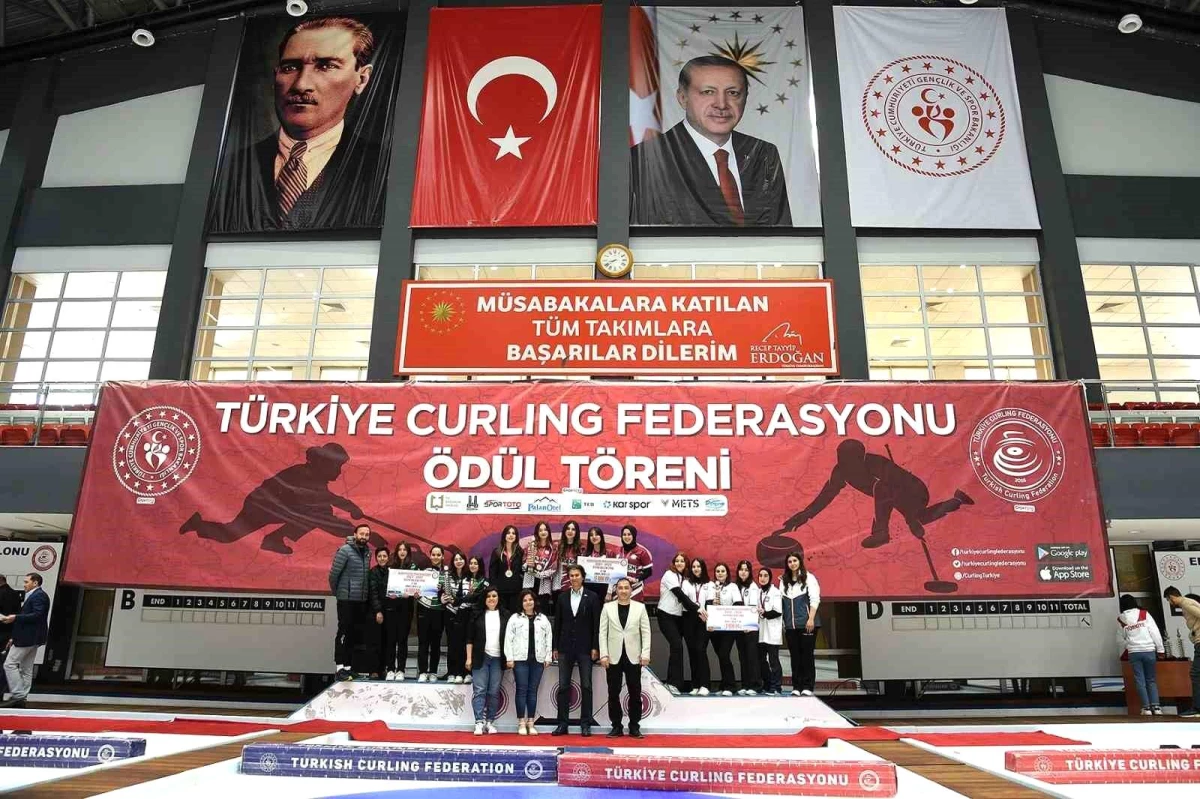 Türkiye Curling Mehmet Metin Özen 2. Lig Müsabakaları Erzurum\'da Yapıldı
