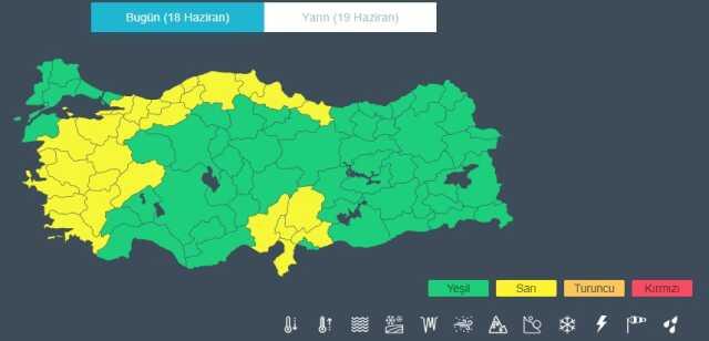 Dışarı çıkmadan bir kez daha düşünün! Meteorolojiden 28 kent için 'sarı' alarm