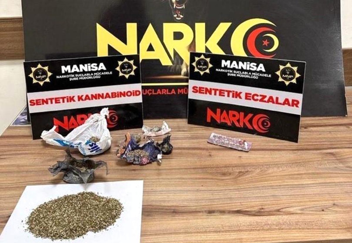 Manisa\'da Sentetik Kannabinoid Operasyonu: 3 Tutuklama