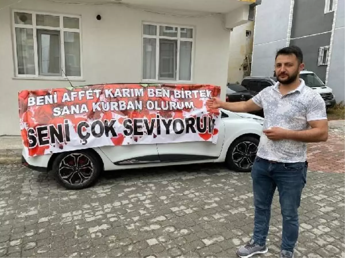 Samsun\'da sokakta ilginç afiş