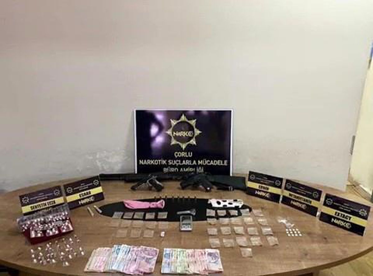 Tekirdağ\'da Uyuşturucu Operasyonu: 6 Şüpheli Tutuklandı