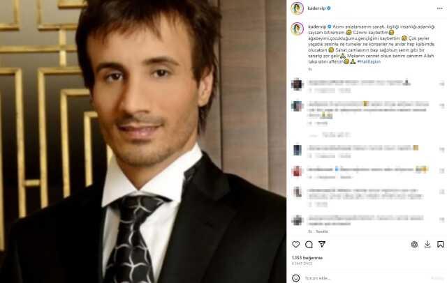 Acı haberi şarkıcı Kader verdi! Sevilen sanatçı Halil Taşkın hayatını kaybetti