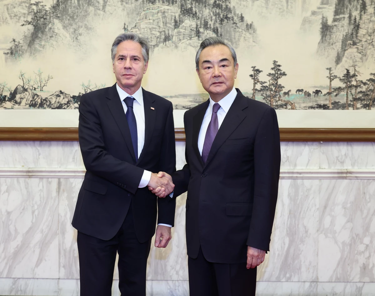 Çin Dış İlişkiler Komisyonu Başkanı Wang Yi, ABD Dışişleri Bakanı Blinken ile Görüştü
