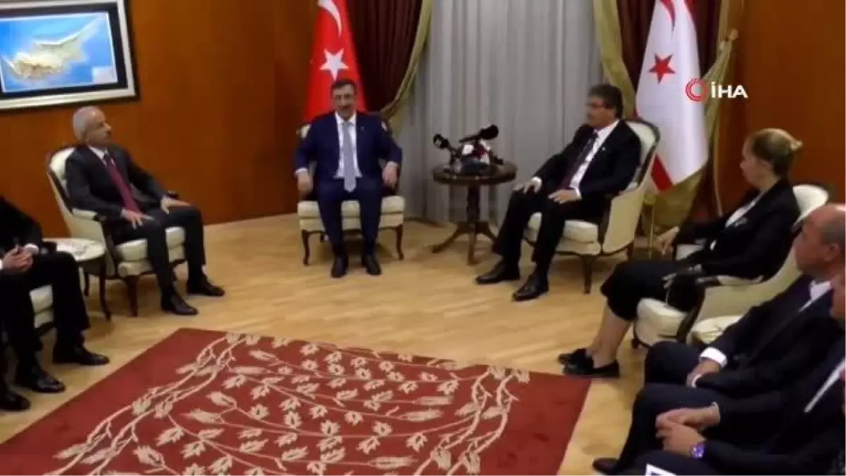 Cumhurbaşkanı Yardımcısı Yılmaz KKTC Başbakanı Üstel ile görüştüCumhurbaşkanı Yardımcısı Cevdet Yılmaz, KKTC Meclis Başkanı Zorlu Töre ile bir araya...