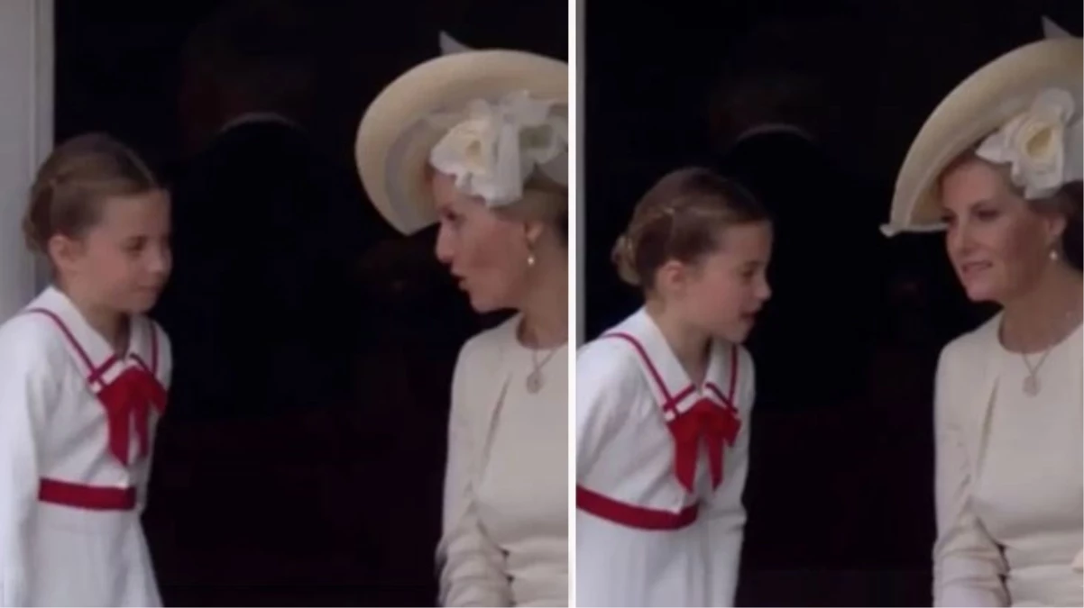 Prenses Charlotte\'un Trooping Colour törenindeki diyalogu sosyal medyada konuşuldu