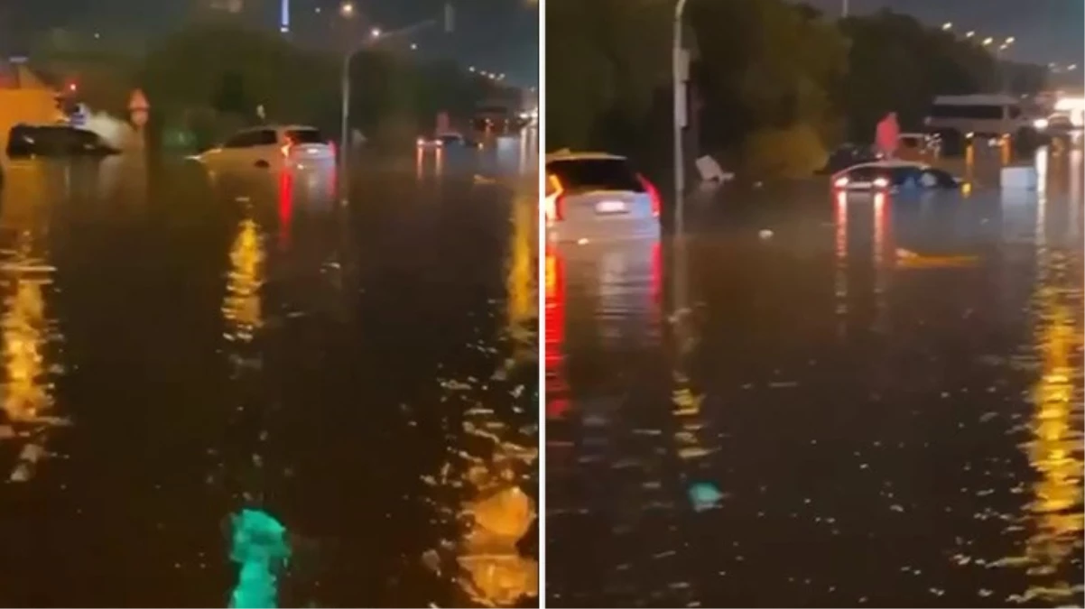 İzmir\'de Sağanak Yağış Sel Sularına Neden Oldu