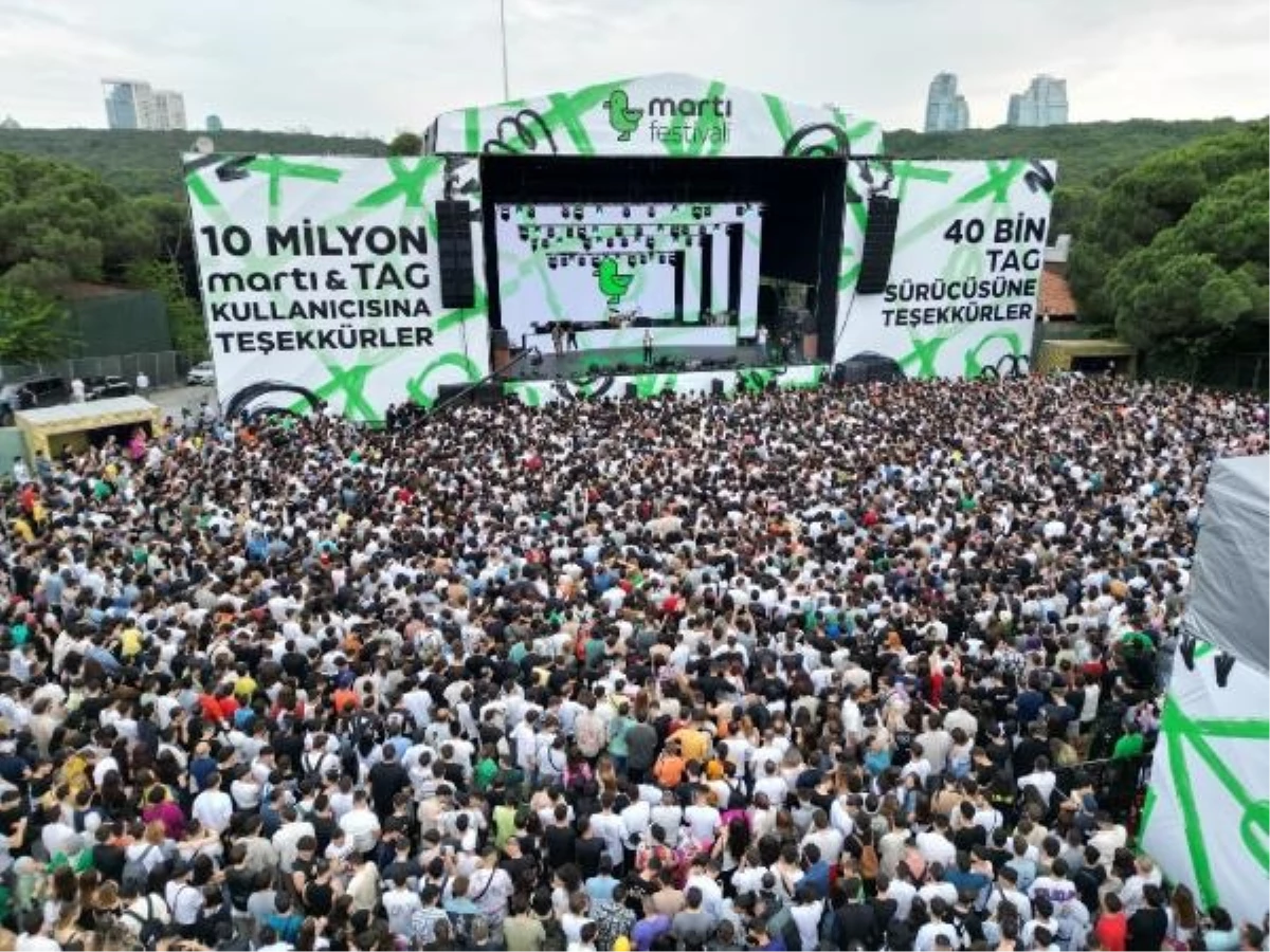 Martı, 10 milyon kullanıcıya ulaşmasını müzik festivaliyle kutladı