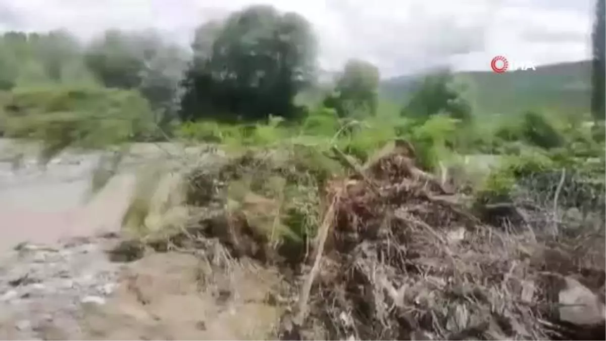 Çorum'da Şiddetli Sağanak Hayatı Felç Etti, Tarım Arazileri Zarar Gördü