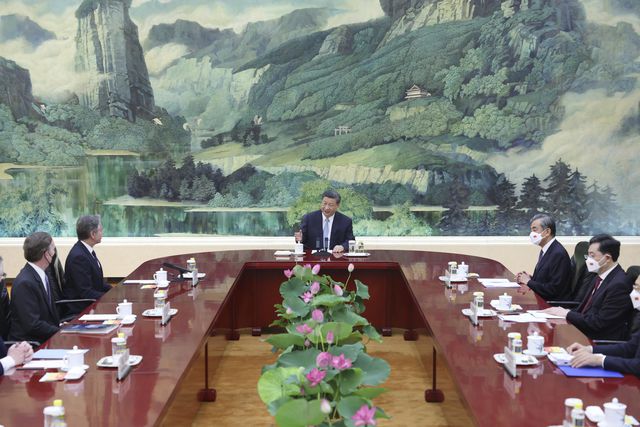 Xi, Beijing'de Blinken ile Görüştü