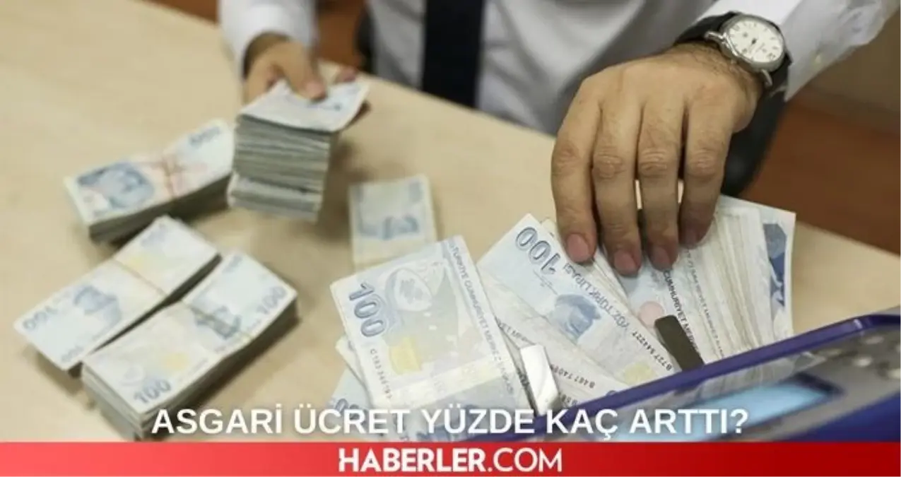 Asgari Ücrete Yüzde Kaç Zam Geldi? Yeni Asgari Ücret Rakamı Açıklandı