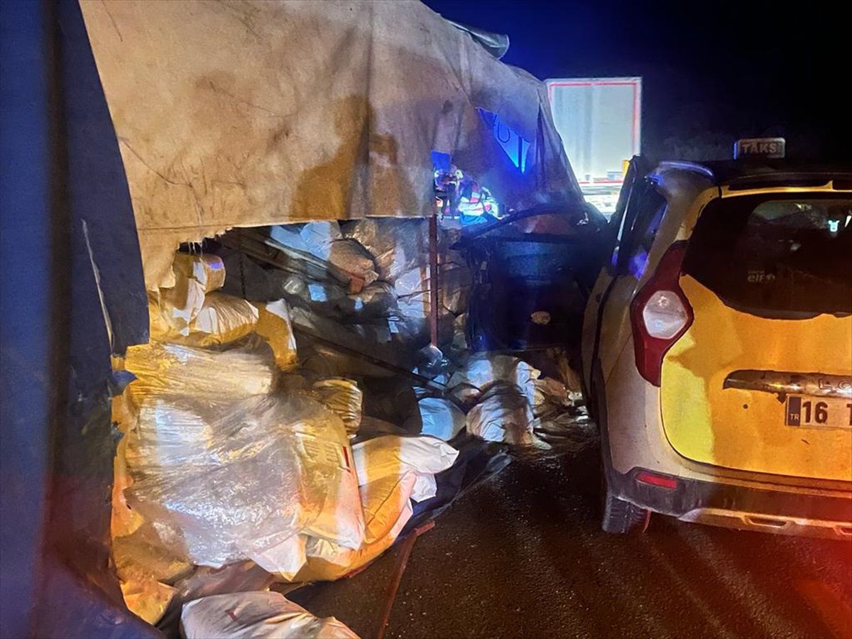 Karacabey\'de meydana gelen trafik kazalarında 1 kişi hayatını kaybetti