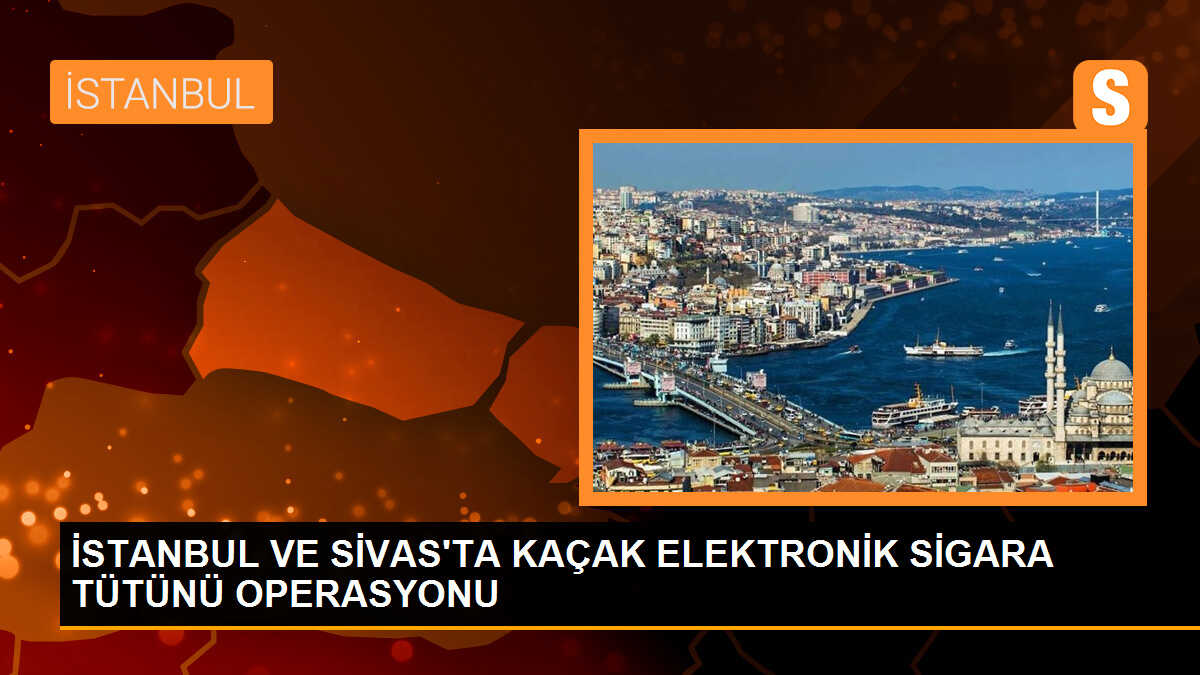 Gümrük Muhafaza ekipleri kaçak elektronik sigara tütünü operasyonu düzenledi