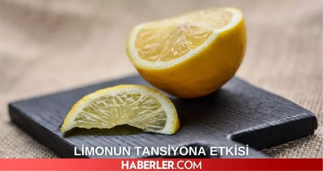 Limonun Tansiyonu Düşürüp Düşürmediği Araştırılıyor