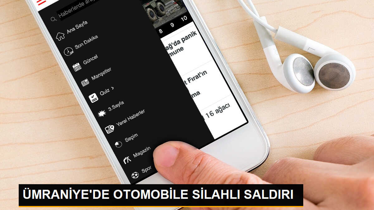 Ümraniye\'de Otomobile Silahlı Saldırı: Sürücü Yaralandı