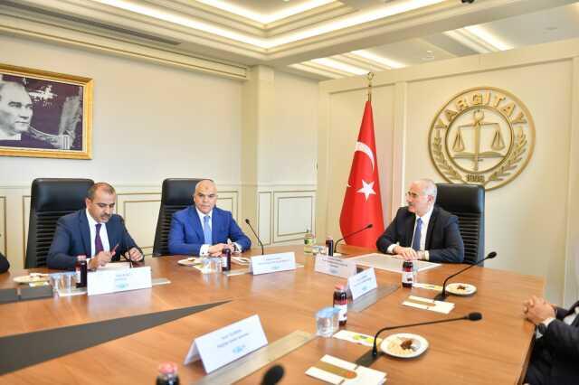 Yargıtay Başkanı Akarca, Cezayir Cumhuriyeti Yüksek Yargı Okulu Müdürü Djadi'yi kabul etti