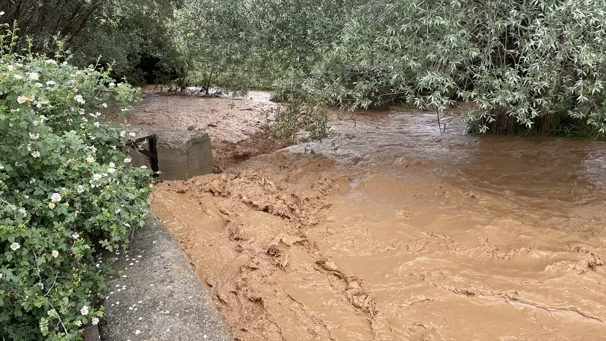 Yozgat\'ta Sağanak Sonrası Oluşan Sel Ekili Alanlarda Hasara Yol Açtı