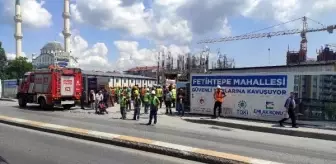 Beyoğlu'nda İnşaat Alanında Çalışan İşçi Vincin Demiri Tarafından Yaralandı