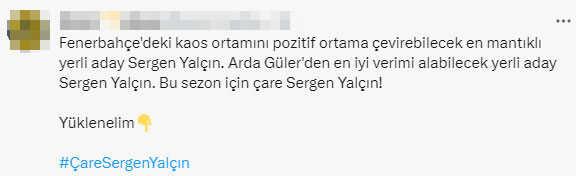 Binlerce tweet attılar! Fenerbahçe taraftarı, gündemdeki İsmail Kartal'ı değil onu istiyor