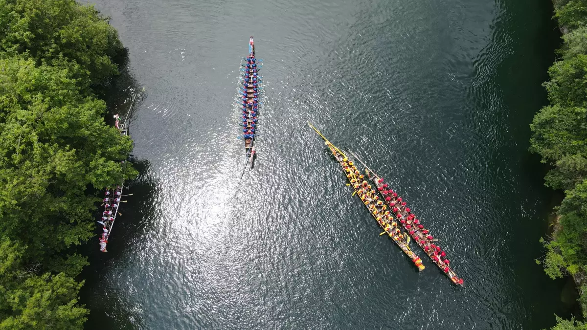 Çin\'de Ejderha Teknesi Festivali için hazırlıklar tamam