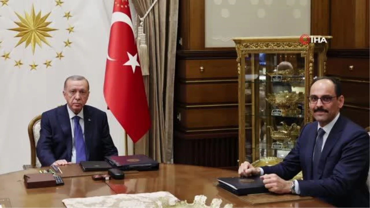 Cumhurbaşkanı Erdoğan, MİT Başkanı Kalın\'ı kabul etti