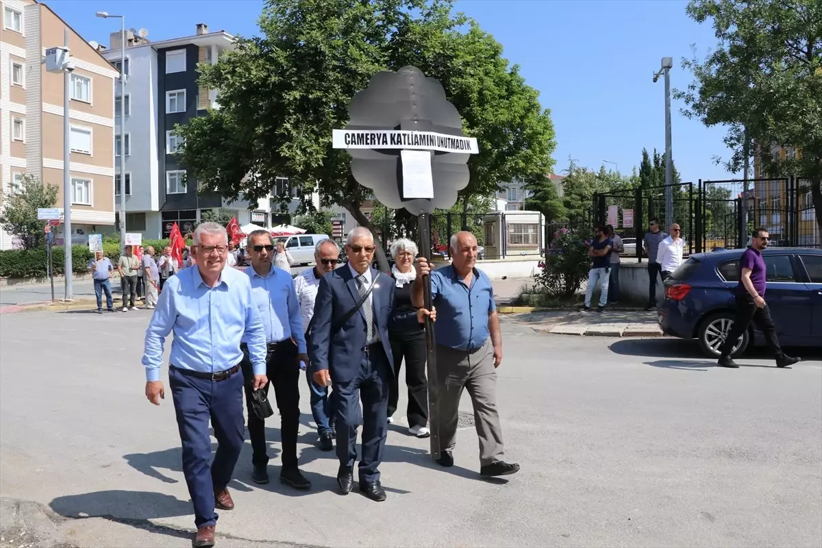 Yunanistan\'ın Edirne Konsolosluğu\'na Çamerya katliamı protestosu