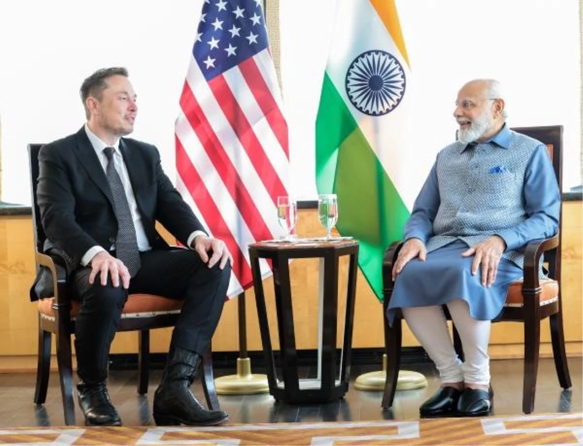 Hindistan Başbakanı Modi, Elon Musk ile Görüştü