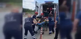 Kartal'da Kontrolden Çıkan Otomobil Su Kanalına Uçtu: 1 Yaralı