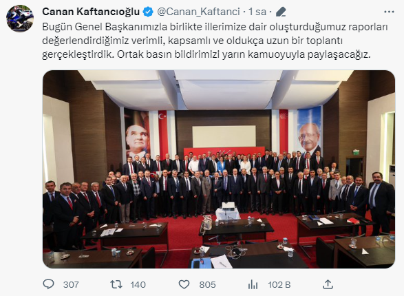 Kılıçdaroğlu'nun il başkanlarıyla toplantısı 8,5 saat sürdü! İstifa iddiası yalanlandı, ortak bildiri yarın paylaşılacak