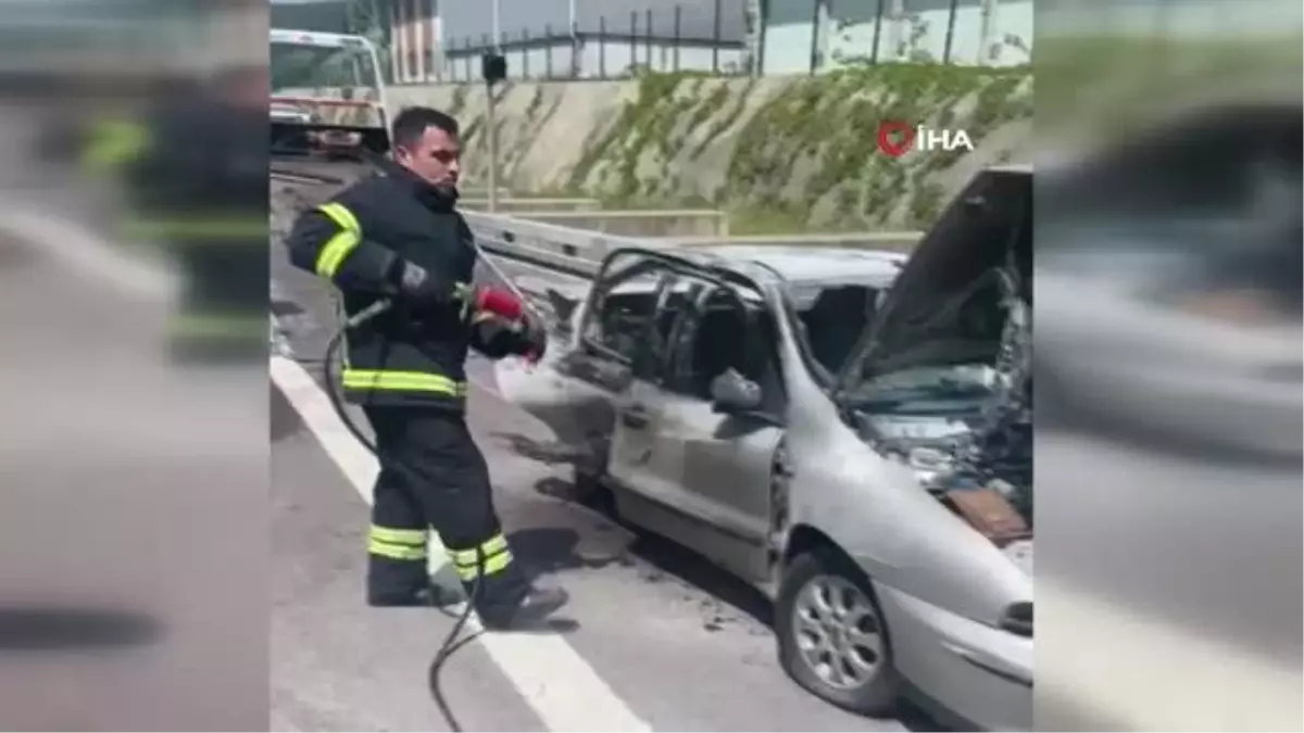 Orhangazi Tüneli\'nde alevlere teslim olan araç çekicide yeniden yandı