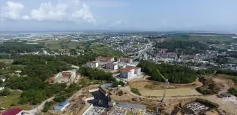 Antalya Valisi Ersin Yazıcı, Aksu Devlet Hastanesi inşaatını gezdi