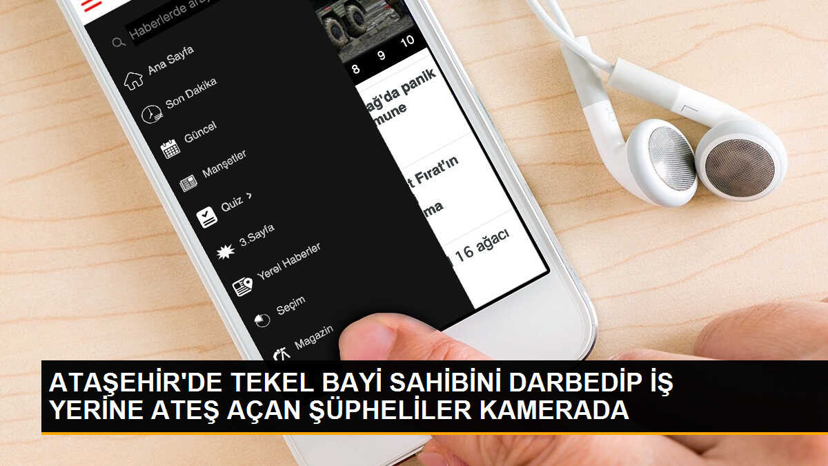 Ataşehir\'de tekel bayi sahibine silahlı saldırı