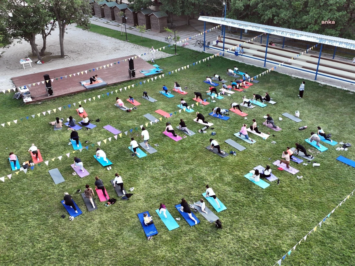 Çerkezköy\'de Dünya Yoga Günü kutlandı
