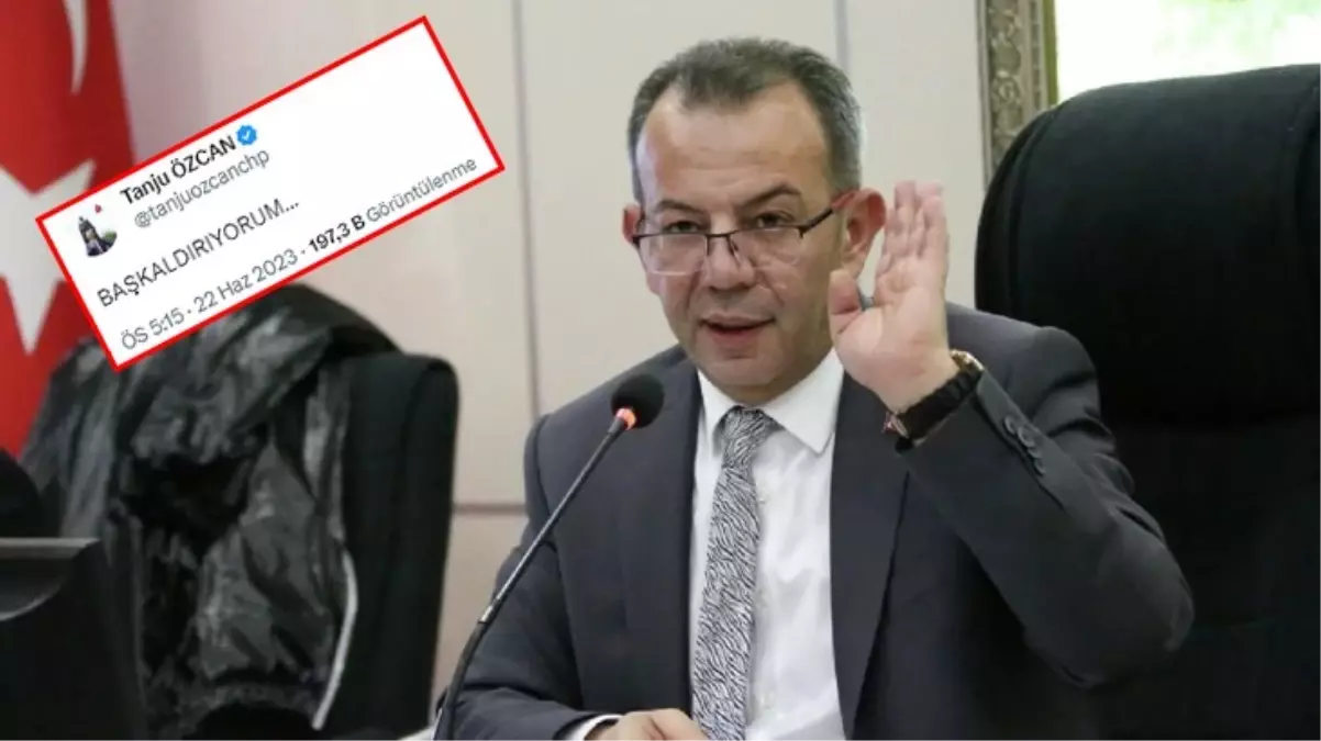 CHP\'den ihracı istenen Tanju Özcan\'dan tek cümlelik paylaşım