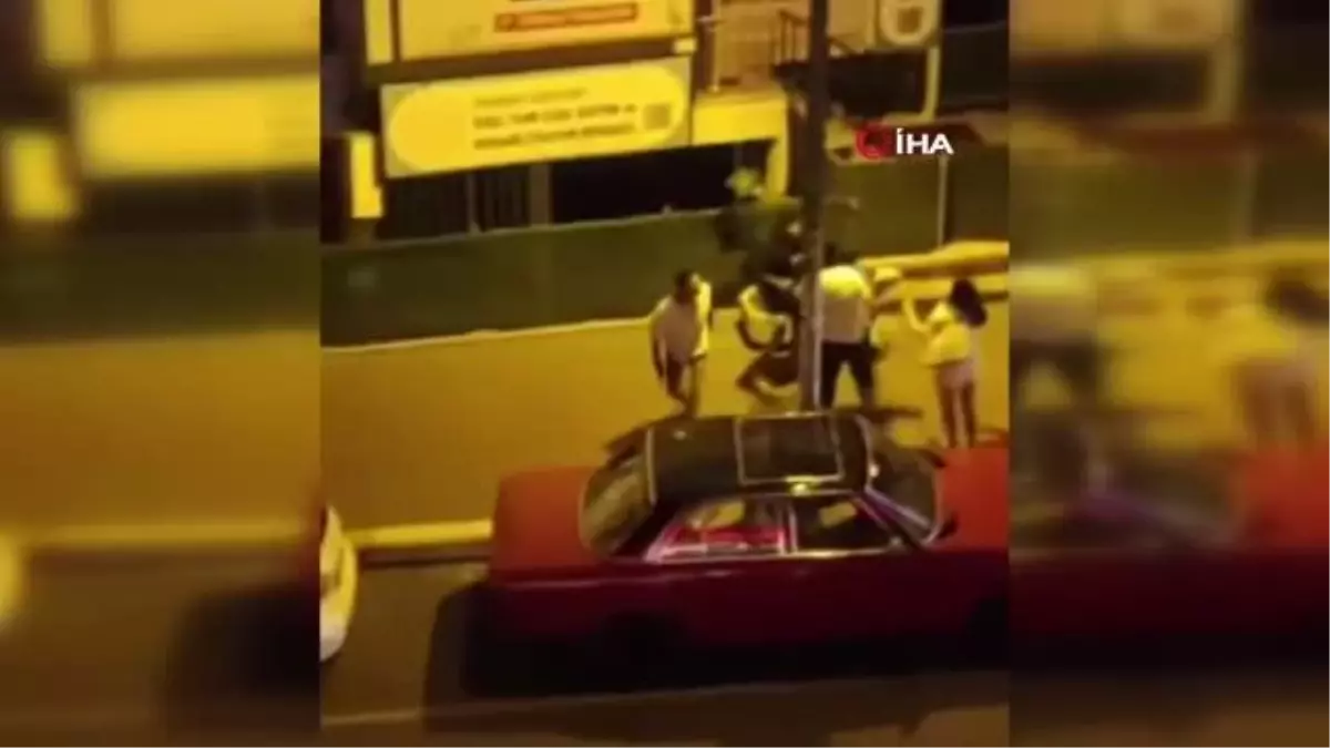 İstanbul\'da kavgada silahlar ateşlendi, o anlar kamerada