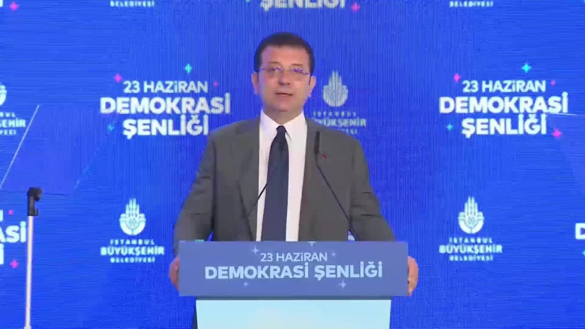 İmamoğlu: "Zaman Şimdi Bize Daha Güçlü Bir Demokrasi İnşa Etme Sorumluluğunu, Kayıtsız Şartsız Sunuyor. Bu Görevden Asla ve Asla Kaçmayacağız"