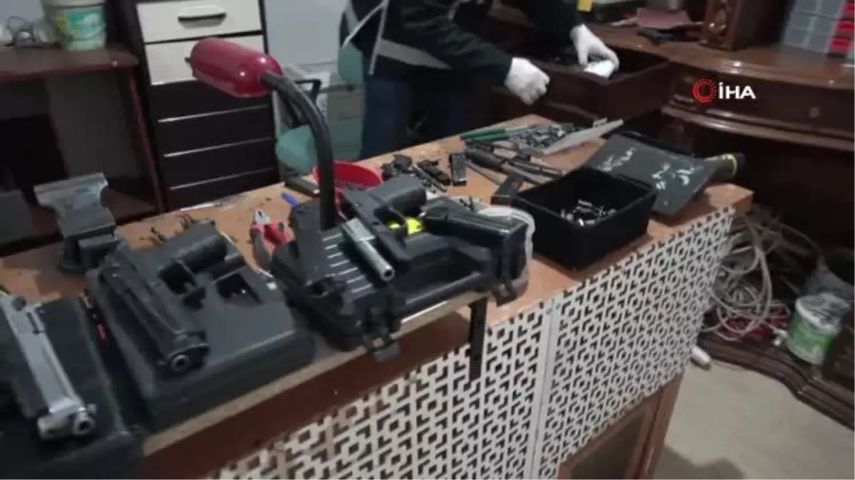Eskişehir\'de silah atölyesi operasyonu: 3 kişi tutuklandı