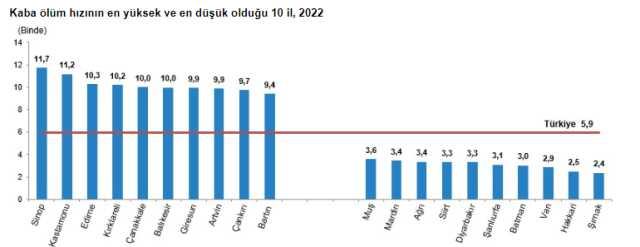 TÜİK, Türkiye'nin 'ölüm' karnesini çıkardı! Dolaşım sistemi hastalıkları, ölüm nedenleri arasında ilk sırada