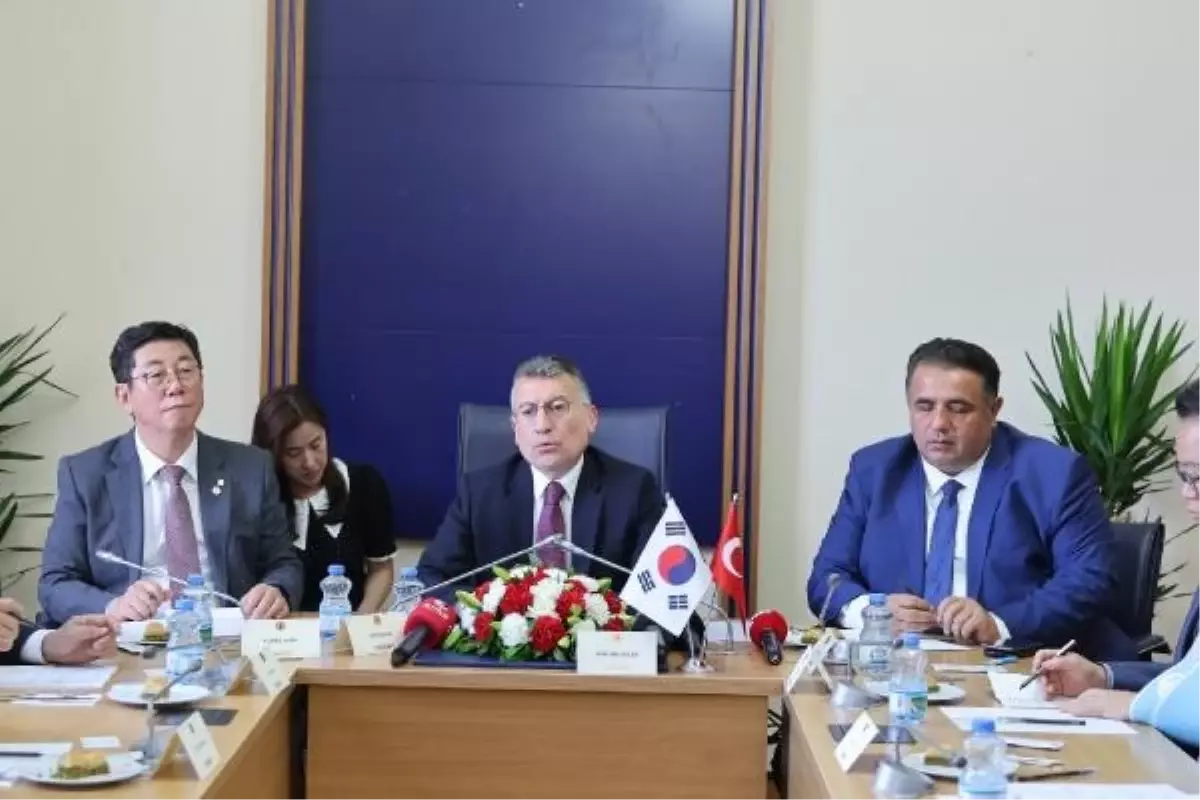 AK Parti Grup Başkanı Abdullah Güler, Güney Kore heyetini kabul etti