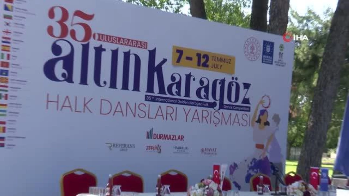 Bursa\'da Uluslararası Altın Karagöz Halk Dansları Yarışması Başlıyor