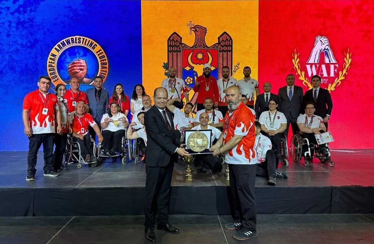 DEPSAŞ Enerji Spor Kulübü, Avrupa Bilek Güreşi Şampiyonası\'nda 16 madalya kazandı
