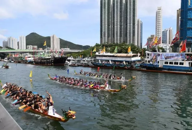 Ejderha Teknesi Festivali, Çin'in Hong Kong ve Makao Bölgelerinde Kutlandı