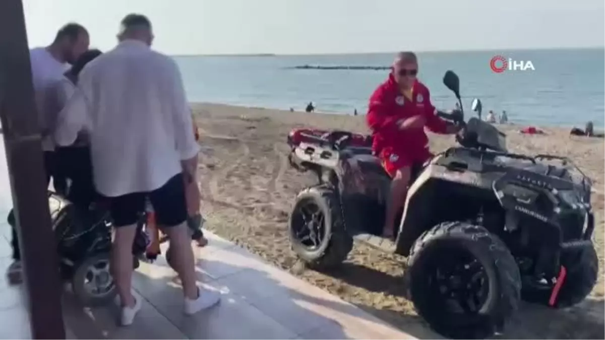 Engelli gencin kumsalda ATV turu hayali gerçekleşti